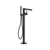 RAK Sorrento Freestanding Bath Shower Mixer Matt Black 2 RAK Sorrento Freestanding Bath Shower Mixer Matt Black -Home Furnishings rak raksor3014b