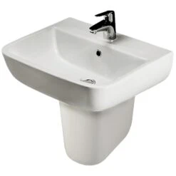 RAK Series 600 Semi Pedestal For 520mm Basin Only