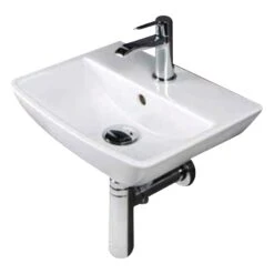 RAK Summit 400mm Cloak Basin 1 Tap Hole