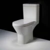 RAK Resort Mini Rimless Full Access WC Pack With Toilet Seat 2 RAK Resort Mini Rimless Full Access WC Pack With Toilet Seat -Home Furnishings rak rstpak mi
