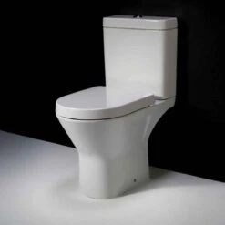 RAK Resort Mini Rimless Full Access WC Pack With Toilet Seat