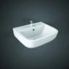RAK Series 600 40cm Wall Hung Hand Basin 1 Taphole -Home Furnishings rak s60040bas1