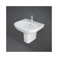 RAK Tonique 550mm 1 Hole Basin & Semi Pedestal