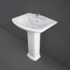 RAK Washington 65cm Basin 1 Tap Hole -Home Furnishings rak was65bs1