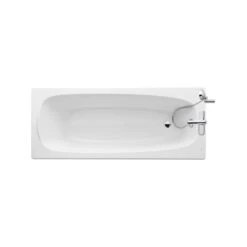 Roca Malaga Bath 1700x700mm Gripped 2 Tapholes
