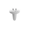 Roca Laura Wall-Hung Cloakroom Basin 450 X 340mm 2 Tapholes -Home Furnishings roca 325315000