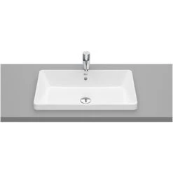Roca The Gap Square In Countertop Basin 600x370mm