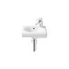 Roca Meridian-N Compact Wall Cloakroom Basin 350mm 1 RH Taphole 1 Roca Meridian-N Compact Wall Cloakroom Basin 350mm 1 RH Taphole -Home Furnishings roca 327249000
