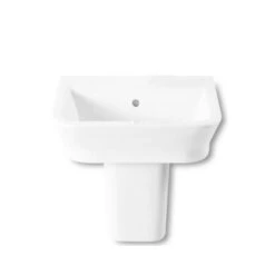 Roca The Gap 550mm No Hole Basin & Semi Pedestal