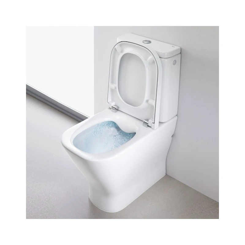 Roca The Gap CleanRim Toilet With Push Button Cistern & Soft Close Seat 6 Roca The Gap CleanRim Toilet With Push Button Cistern & Soft Close Seat - Image 4