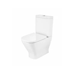 Roca The Gap CleanRim Toilet With Push Button Cistern & Soft Close Seat