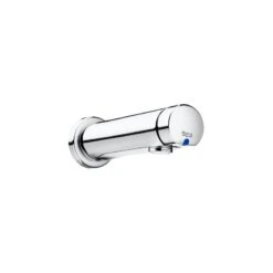 Roca Avant Self Close Wall Mounted Basin Mixer, Long Spout