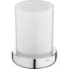 Roca Tempo Countertop Glass Tumbler Chrome -Home Furnishings roca 817022001