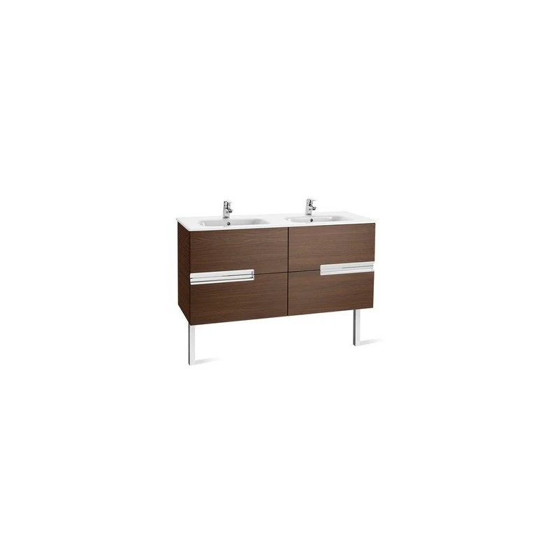 Roca Victoria-N Unik 1200mm 2 Drawer Unit & Double Basin White 3 Roca Victoria-N Unik 1200mm 2 Drawer Unit & Double Basin White