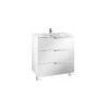 Roca Victoria-N Unik 1000mm 3 Drawer Unit & Basin Gloss White -Home Furnishings roca 855836806