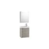 Roca Mini Pack Basin & Base Unit 450mm & Mirrored Cabinet Grey -Home Furnishings roca 855866156