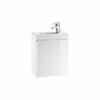 Roca Mini Unik Basin & Base Unit Gloss White -Home Furnishings roca 855873806