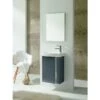 Royo Elegance Wall Hung Cloakroom Unit Pack Gloss Grey 2 Royo Elegance Wall Hung Cloakroom Unit Pack Gloss Grey -Home Furnishings royo ro22915