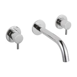 Sagittarius Ergo Wall Mounted 3 Hole Basin Mixer