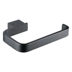 Synergy Stella Black Toilet Roll Holder