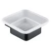 Synergy Stella Black Soap Dish & Holder -Home Furnishings synergy sy dxb34k