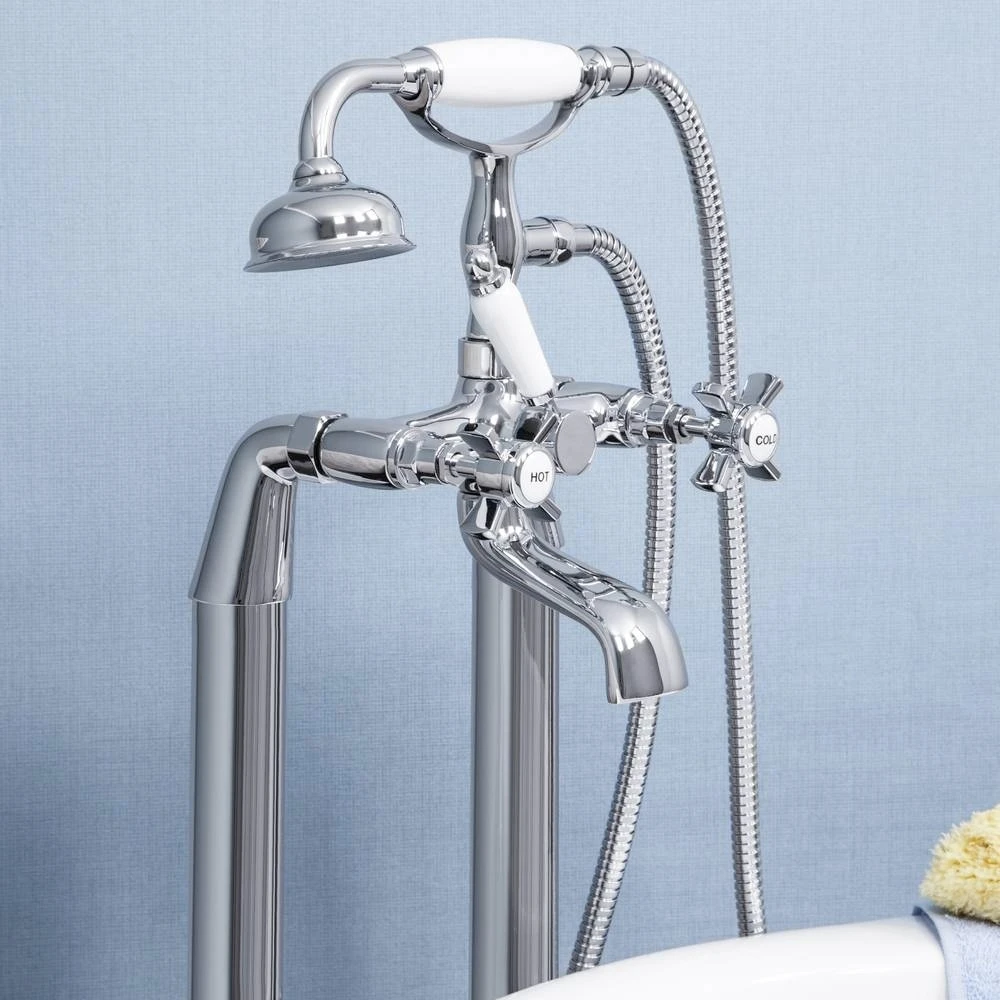 Synergy Henbury KC Freestanding Bath Shower Mixer Tap 4 Synergy Henbury KC Freestanding Bath Shower Mixer Tap - Image 2
