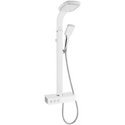 Synergy Nubian Thermostatic White Shower