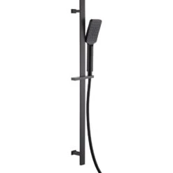 Synergy Black Square Shower Slider Rail Kit