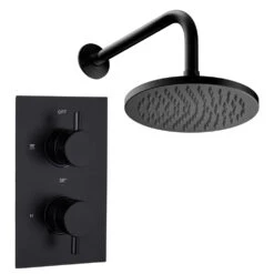 Trisen Curc Concealed Thermostatic Shower Set Black