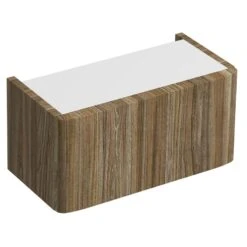 Twyford E100 Plinth For 450mm Cabinet Grey Ash Wood