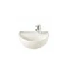 Twyford Sola Medical Washbasin 500×400 1 Tap Right Hand -Home Furnishings twyford sa4255wh