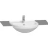 Vitra S50 Semi-Recessed Basin 55cm 1 Taphole White -Home Furnishings vitra 5307b003 0001